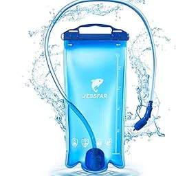 Jessfar Hydration Pack, 2L Fully Opened, Removable Tube, Convenient Cleaning, Hydration, PEVA Material, Antibacterial, Odorless, Climbing Water Bottle, Outdoor Water Supply Bag, Jogging, Trail Running-picture-30