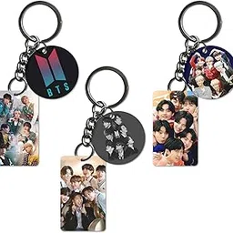 isee 360 3 Pcs K Pop Multicolor Keychain Double Pendant Ring Keyring For Girls Boys Kids Home Key Gift-picture-20