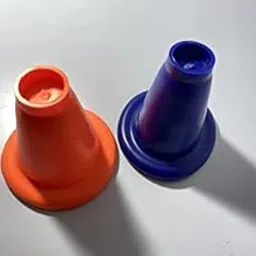 Vivi5 Multicolor Rubber Cricket Batting Tee for Cricket practics (Pack of 2,4,6,8) (2) image 1