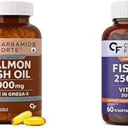 Carbamide Forte Salomega Max Omega 3 60 Capsules & Fish Oil 2500mg- 60 Capsules-picture-12