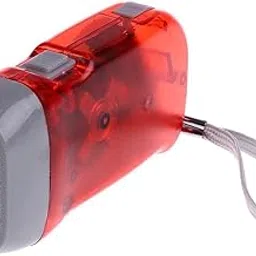 CLUB BOLLYWOOD Outdoor Handheld LED Flashlight Hand Pressing Dynamo Torch Night Lamp Red | Sporting Goods | Outdoor Sports | Camping & Hiking | Flashlights Lanterns & Lights | Flashlights image 1
