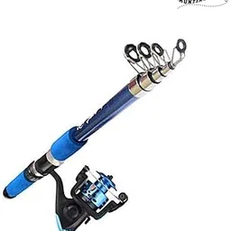 Hunting Hobby - Fishing Spinning Rod, Reel, Free Travelling Bag (6 Feet)-picture-23