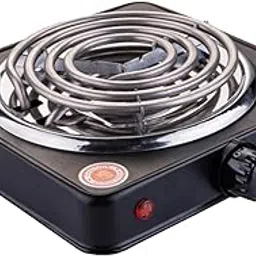 Enakshi (LABEL) Creations Portable Electric Coil Burner with Indicator Lights Practical Burner Cooktop Single1000W BlackHome & Garden|Kitchen Dining & Bar|Small Kitchen Appliances|Burners & Hot Plates-image-63