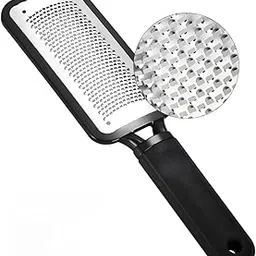 Matra Foot Filer Rasp - Callus Remover Metal File to Remove Hardened & Dead Skin - Stainless Steel Foot Scrubber Tool to Soften Cracked Heels - Pedicure Scraper For Wet & Dry Feet - Home & Salon Use-image-46