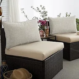 Sorra Home x Sunbrella - Cast Silver Indoor/Outdoor Corded Pillow, 16 in x 26 in-picture-43