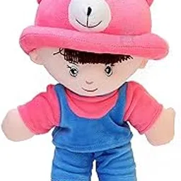 BeeWee® - Addie Boy Plush Soft Doll Toy Huggable (35 Cms, Pink)-picture-10