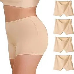 louryn koulyn Ladies Seamless Briefs Comfortable Womens Seamless Stretch Boxer Pants Underwear Women Under Dress Short Underpants-picture-34