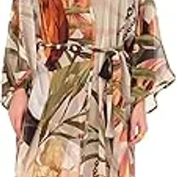 alfasa Swimsuit Cover-Up for Women | Open-Front Belted Long Kimono Cover-Ups | Beachwear-picture-43