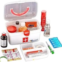 Medicine Box, Medical Box, First aid Box, Multi-Purpose Box, Multi Utility Storage with Handle Containers Medicine Box nizer Home Emergencies Pill Case with Compartments and Handle M (17 -P2172)-picture-30