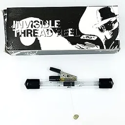 Invisible Thread Reel (ITR) Magic | Floating & Levitation Trick for Mentalism & Close-Up Magic | Includes 45ft Thread & Instructions-image-3