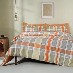 Maspar 100% Cotton Printed Double Bed Duvet Cover with 2 Pillow Cases - 200 TC-image-78
