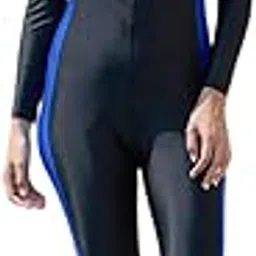 rovars Spandex Full Body Suit Women Swim Wear I Swimsuits I Full Sleeves- Full Length I Removable Pads I Front Zipper-picture-13
