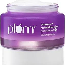 Plum CeraSense Moisturizing Crème with Ceramides & Peptides | Instant barrier repair|72-hr moisturization | Dermat-Tested | Moisturizer for dry & normal skin types| Women & Men | 50g-picture-45