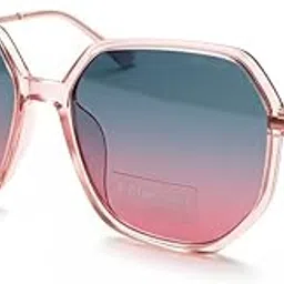 hashtag eyewear Women Branded Latest and Stylish Sunglasses | Polarized and 100% UV Protected |Women Goggles| (Hexagonal)-picture-25