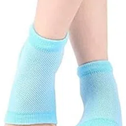 SQUAREBOXX Heel Pain Relief Silicone Gel Heel Socks anti crack heel socks Heel Protector Socks Foot Protector Silicon Toe Free Heel Pain Relief Socks For Men And Women (MULTI COLOUR)-image-72