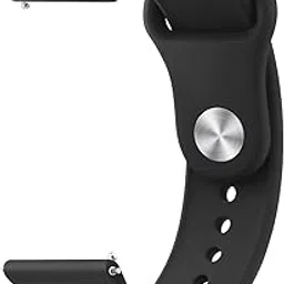 Tobfit 22mm Watch Band Strap with Rust Free Button Compatible with Noise ColorFit Ultra/Ultra 2, Vision, Caliber, Pro 3 (Watch Not Included), Soft Smartwatch Straps for Men & Women-picture-23