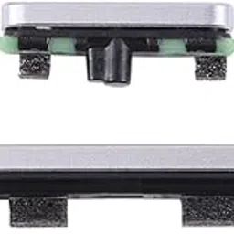 Power On Off Volume Up Down Button Outer Side Keys Replacement Compatible with Google Pixel 7 Pro (Silver)-picture-27