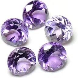 Natural Amethyst at Wholesale Lot (Rs 67.5/Carat) Fine Quality Round Shape जामुनिया Loose Gemstone for Reselling Astrologers Jewellers Crystal Healing Astrological-image-29