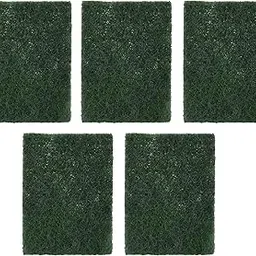 Brite Guard Multipurpose Heavt Duty Nylon Scrub Pad 3x4 Inches (Green, 5-Piece)-image-44