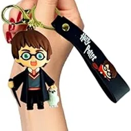 Wanna Party Harry The Magician Keychain, Wizard Theme Keychains for Boys Girls, Return Gift Favors, Cute Backpack Key Chain Accessories Wristlet Chain Car Charms-picture-20