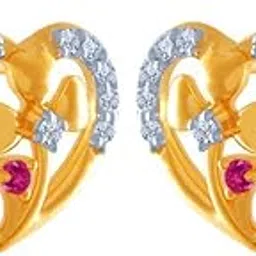 p.c. chandra jewellers Gold and Diamond Stud Earrings for Women-picture-42