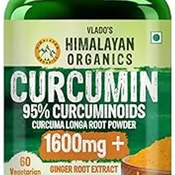 Vlado's Himalayan Organics Curcumin Tablets (1600mg+ / Serving ) with Black Pepper ( Piperine & Bioperine ), Supplement and 95% Curcuminoids | Anti inflammatory Supplement for Men & Women | With Curcuma Longa, Turmeric & Ginger Root extract | 60 Veg Tablets-picture-18