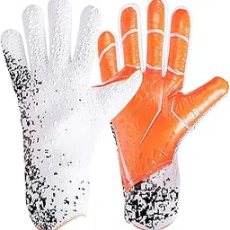 MERISHOPP Goalkeeper Gloves Thickened Anti Slip Soccer Gloves for Outdoors Team Sports White Size 9| Sports Equipment | Outdoor Sports Gear | Exercise Gear-picture-30