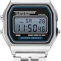 amnvil Brand Digital 4 Colours Vintage Square Dial Unisex WR70ist Watch for Men Women Pack of 1 (WR70)-picture-36