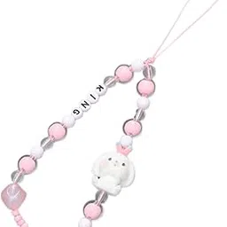 BNF®Cute Beaded Wrist Strap Decorative Beads Bracelet Keychain Phone Chain Strap 22cm Puppy and Letters|Cell Phones & Accessories | Cell Phone Accessories | Straps & Charms|1 Beaded Phone Strap-picture-21