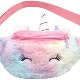 NEO NX Unicorn Waist Bag for Girls, Adjustable Shoulder Messenger Handbag, Age 3-12 Years-picture-38