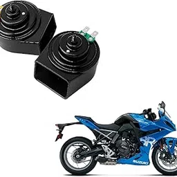 H18 Universal Car & Bike Horn, 12V Loud Sound, Waterproof & Durable, Horn for GSX-8R & Other Bikes, Cars.-picture-32