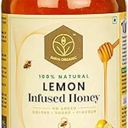 Shiva Organic Lemon Infused Organic Honey 250 grams 100% Natural Organic and Pure Honey No Added Sugar No Added Color Flavour Unadulterated-picture-22