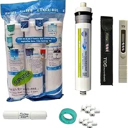 Ionix Universal Type Ro Membrane 80 GPD Original/Ro Service kit & TDS Meter for Water Testing Combo for All Storage Type RO Water purifiers (Full Filter Set with TDS Meter)-picture-47