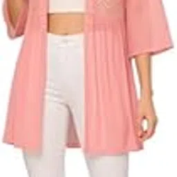 tnq Women's Shrug || Women Solid Front-Open Shrug || Shrug for Women & Girls-picture-41