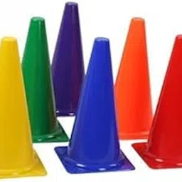 Elevate Your Training Event with This Sports 6 inch Cone Marker (Pack of 12) Cone Marker for Field Marking (Multicolor)-picture-33