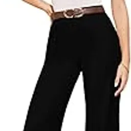 swadesi stuff Women’s Retro-Inspired Bell Bottom Pants – High Waist Slim Fit Flared Trousers with Stretch Fabric for Stylish and Comfortable-picture-34