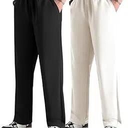 Men's Loose Mid Rise Regular | Sports Stylish Track Pant | Trouser (Available in Plus Size and Combo Pack of 2)-image-92