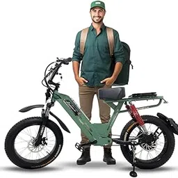 VIGOREBIKE V-Cargo Electric Cycle with Dual Disc Brakes, 550w BLDC Motor, 20Ah Li-Ion Battery, Throttle with Battery Indicator, 95% Pre-Assembled with Charger, Black Color LCD Display-image-55