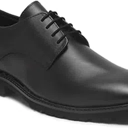 teakwood leathers Men's Solid Leather Formal Shoe, Lace-Up Shoes for Men | Round Toe | Flat Heel-picture-23