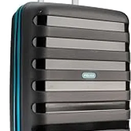 police Primax Bi-Color 24 Inch Trolley – Black/Blue 24 Inches Lightweight Luggage (Medium)-picture-14