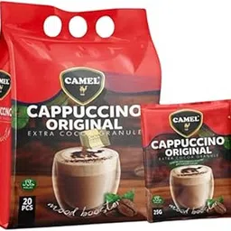 Camel Cappuccino Original with Extra Cocoa Granules, (20 Sachets x 25g)-picture-10