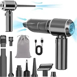 NWDEY Portable Cordless Car Vacuum Cleaner 20000Pa High Power – Handheld Cordless Mini Detailing Vacuum & Air Duster, Brushless Motor, 3 Speeds, 6000 mAh Battery for Home Office Camping-picture-14