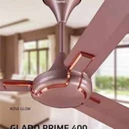 V-Guard GLADO PRIME 400 1.2 M Sweep Rose Glow 400 Rpm Silent Operation 3 Blade Ceiling Fan (Pack of 1)-picture-40
