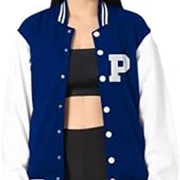 koverify Royal Blue Lettermen Varsity For women with unstiched A letter patch-picture-50