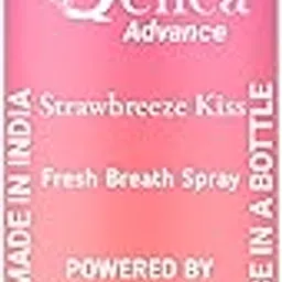 Qelica Strawbreeze Kiss Advance Green Instant Mouth Freshener for Couples Kissing, Long-Lasting 150+ Spray (10gm)-picture-12
