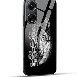 NDCOM for Oppo A58 Back Cover 4G | Premium Oppo A58 4G Back Cover | Protective Oppo A58 Cover 4G | Motivational Positive Quote Printed Glass Case-image-9