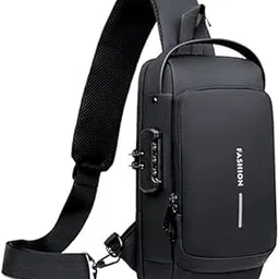 rasharsh Waterproof Anti Theft Chest Bag Fashion Crossbody Bag USB Crossbody Sling Bags For Men Single Shoulder Walking, Gym, Sport, Hiking, Cycling, Travel, Outdoor And Daily Use-picture-39