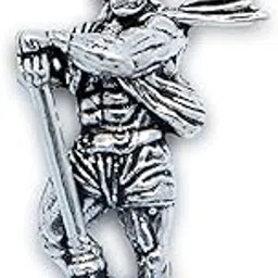 de flossy silver 925 Sterling Silver Hanuman Pendant | Pure Silver Religious Locket for Men & Women | Spiritual Bajrang Bali Jewelry for Gifting-picture-12