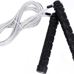 XPEED Cable Skipping Rope With Smooth Handles Jump Rope for Exercise Workout & Weight Loss Men & Women-picture-10