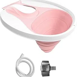 SAZ DEKOR Hair Washing Basin with Drain Hoses Shampoo Bowl for Disabled Adults Seniors-picture-21